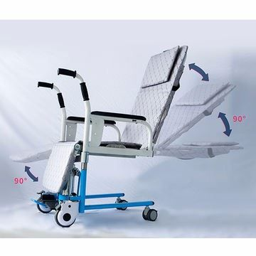 Hot Sale Patient Transfer Commode Shower Rollstuhl Hinten offen