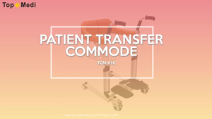 China TCM-01C Patient Transfer Lift Commode Rollstuhl Hersteller-