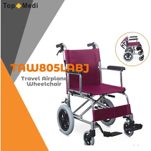 Professionelle Hersteller von TOPMEDI Manual Travel Airplane Wheelchair TAW805LABJ