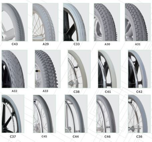 24-Zoll-Rollstuhlrad mit Schnellspanner